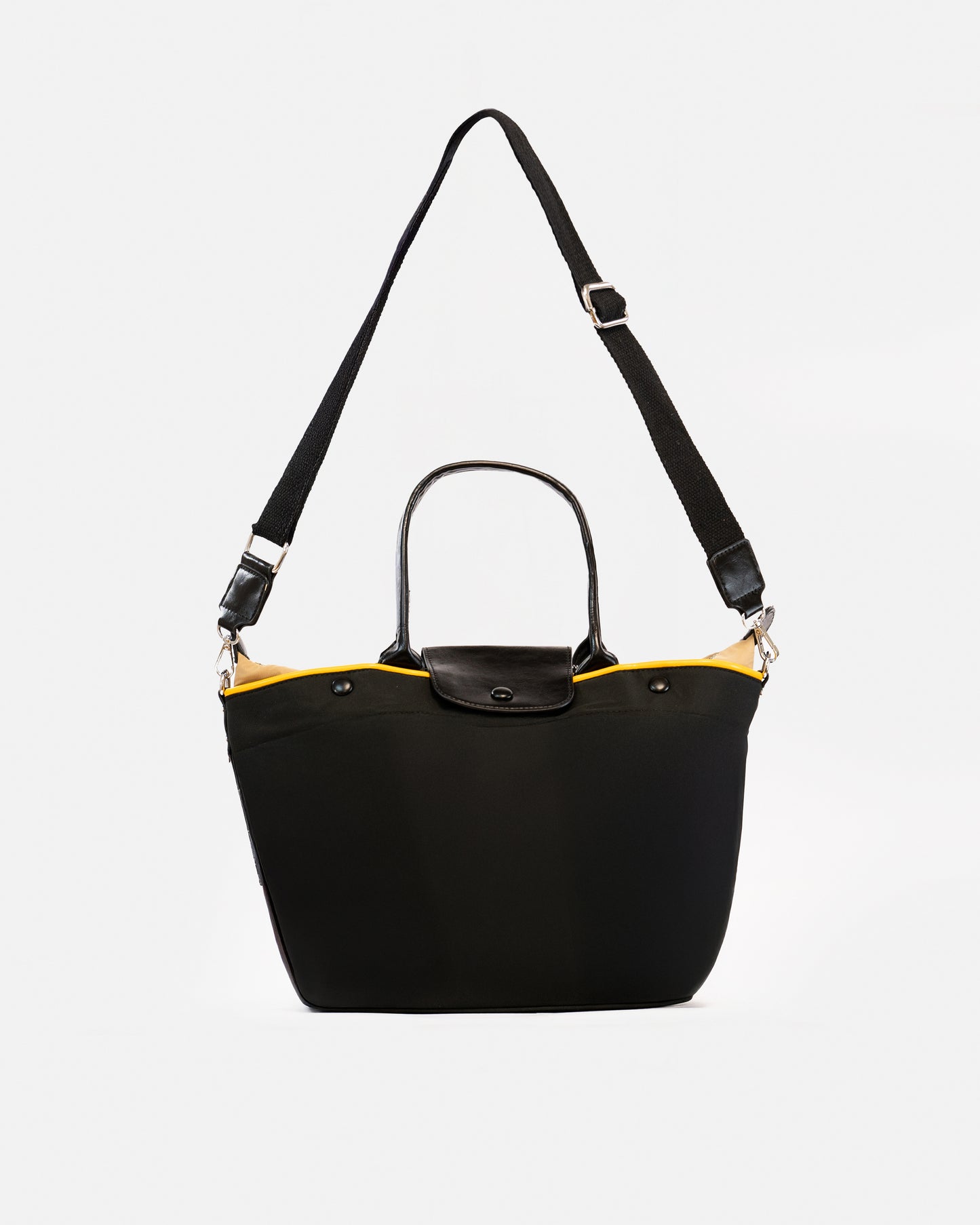 Ladies' Tote bag with nylon flap in different colors