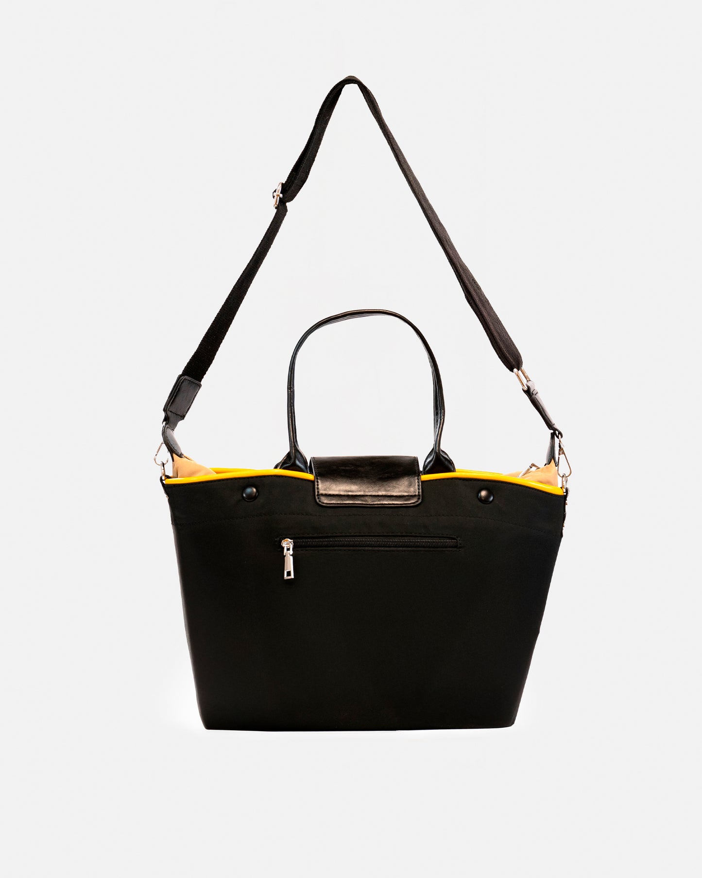 Ladies' Tote bag with nylon flap in different colors