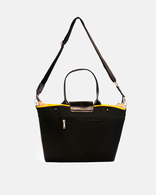 Bolso de dama Tote bag con solapa de Nylon diferentes colores