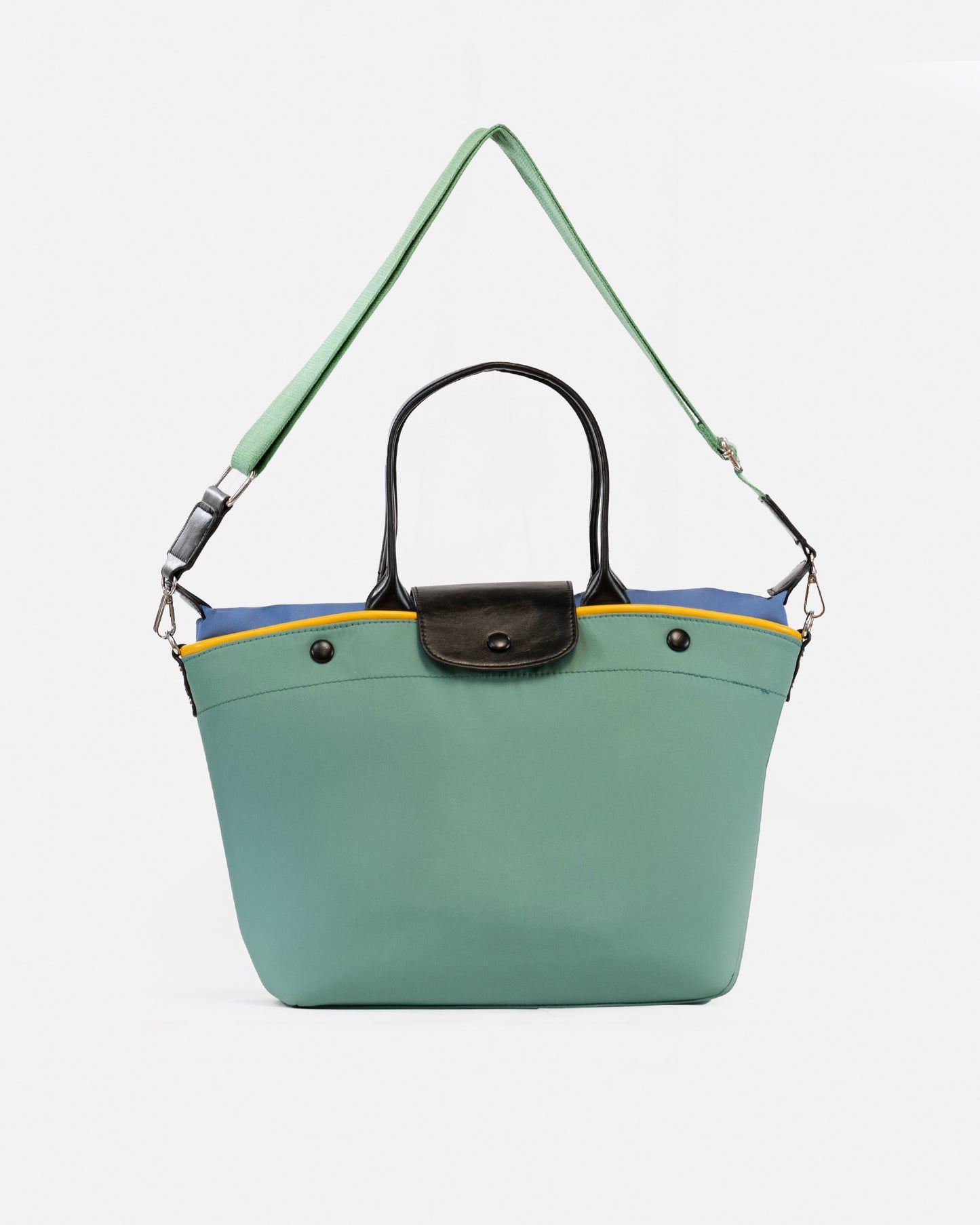 Ladies' Tote bag with nylon flap in different colors