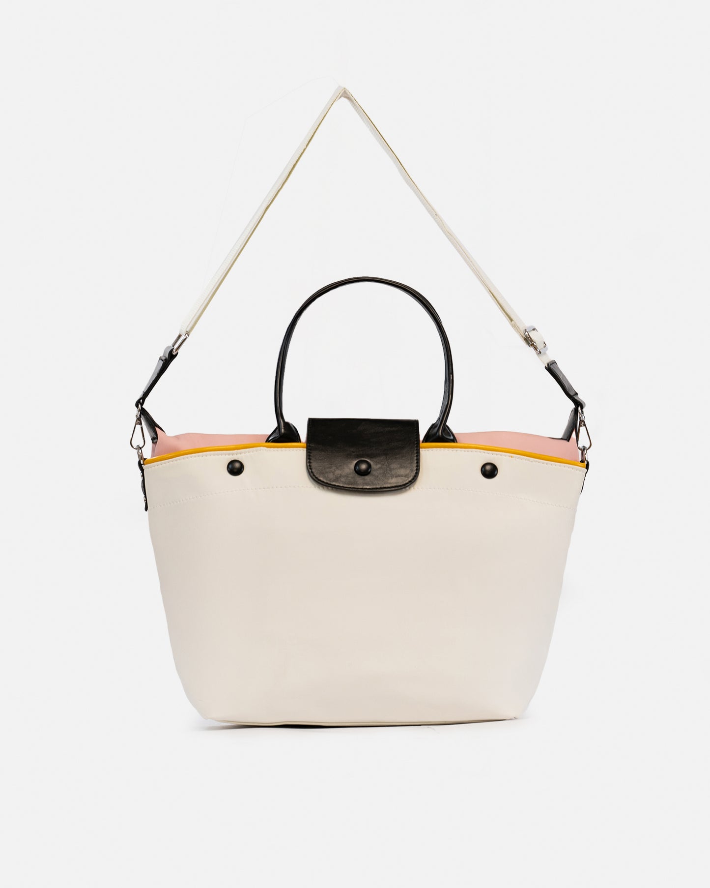 Ladies' Tote bag with nylon flap in different colors