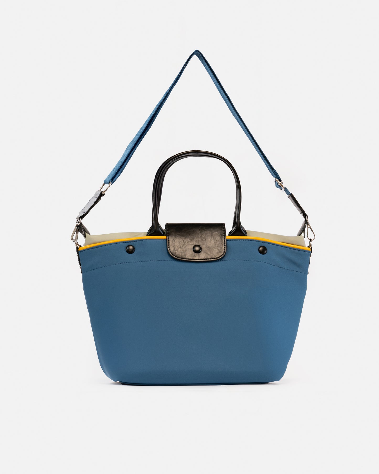 Ladies' Tote bag with nylon flap in different colors