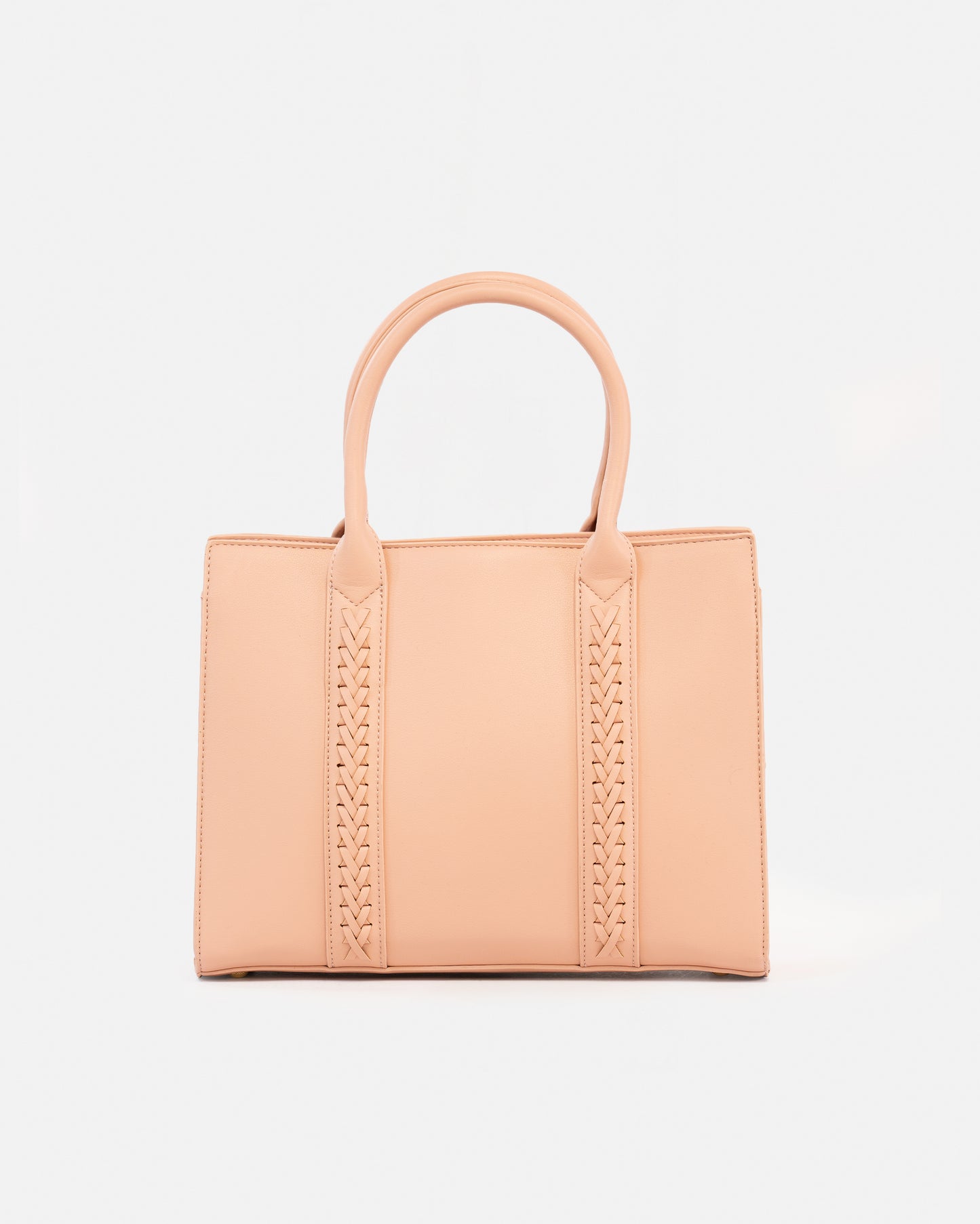 Bolso Shopper con Diseño Trenzado y Asa Larga extraible