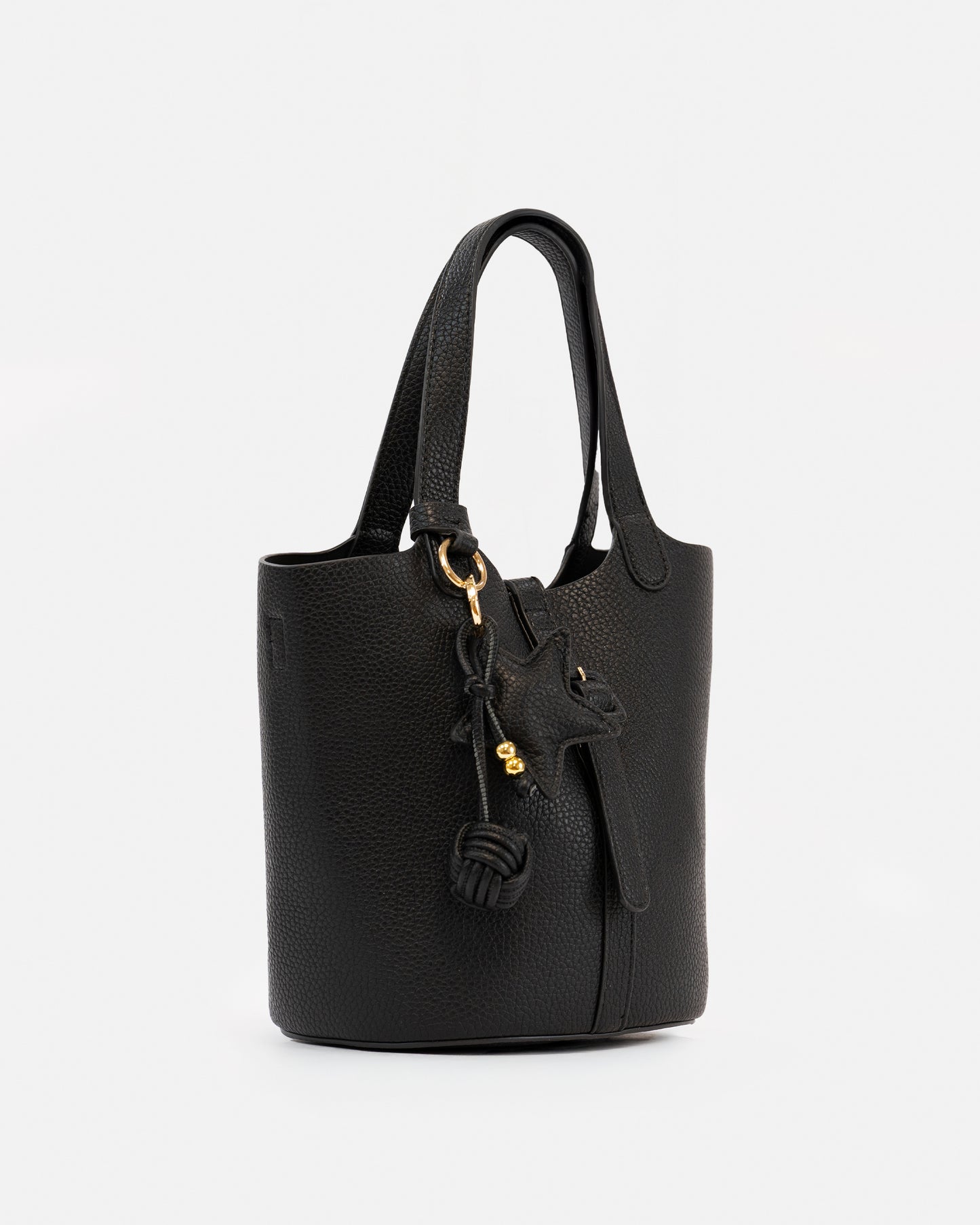 Handbag/Shoulder Bag with Interior Toiletry Bag and Decorative Keyring – Modern and Functional Style