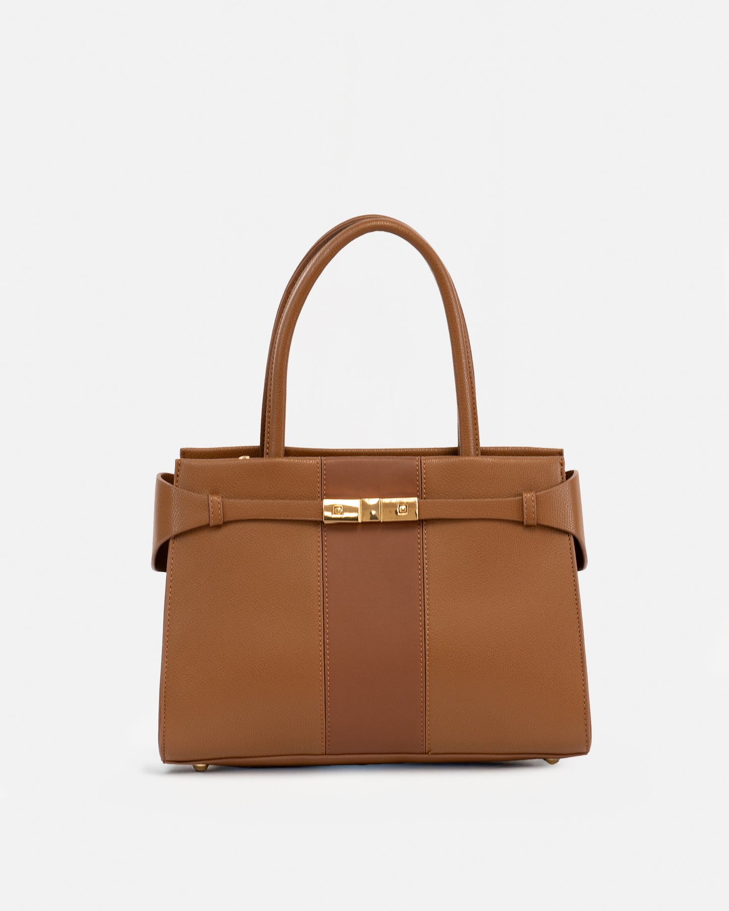 Bolso de Mano con Correa Ajustable y Cierre Metálico Decorativo