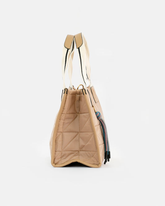 Bolso tote Nylon acolchado con doble asa y bandolera ajustable