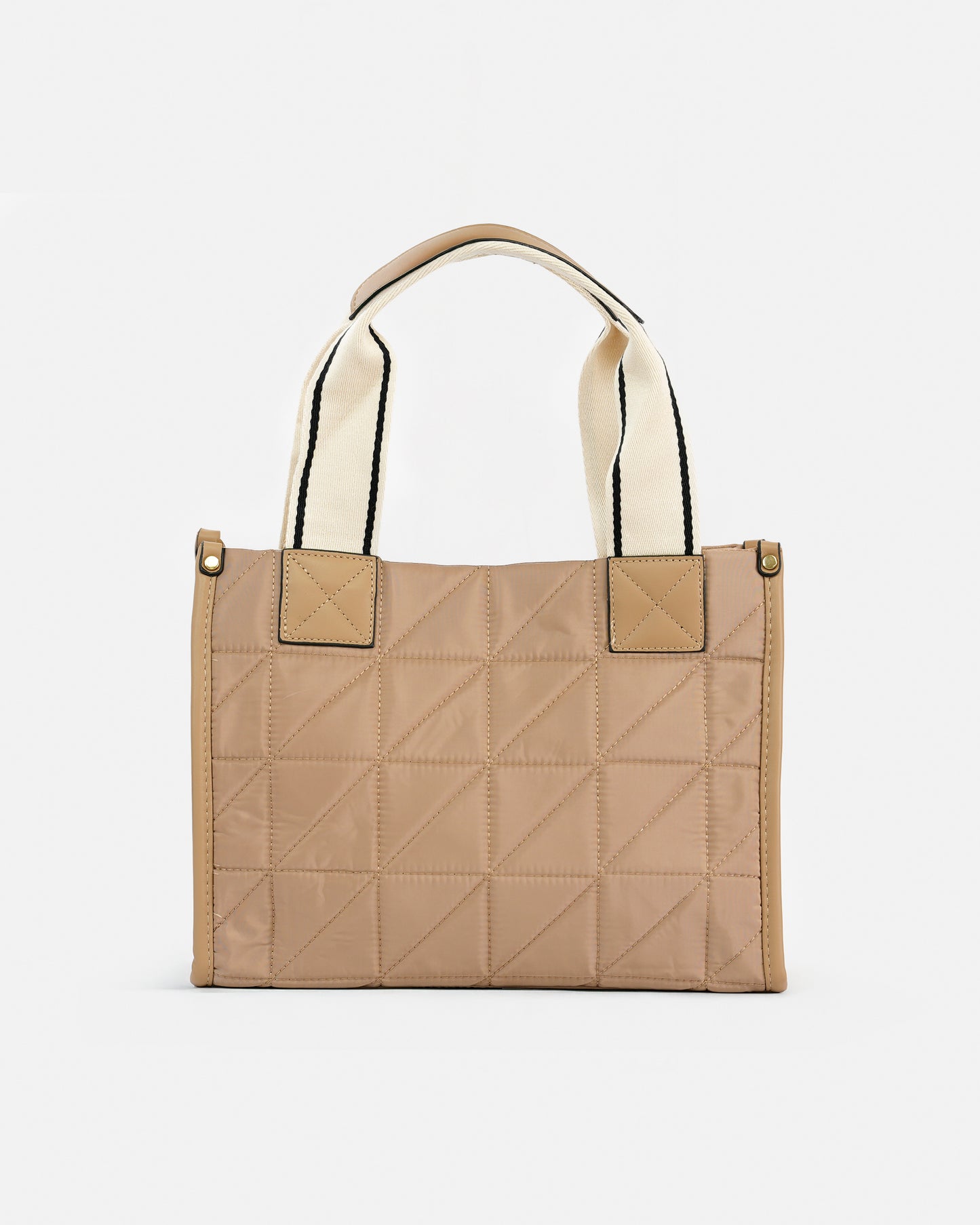 Bolso tote Nylon acolchado con doble asa y bandolera ajustable