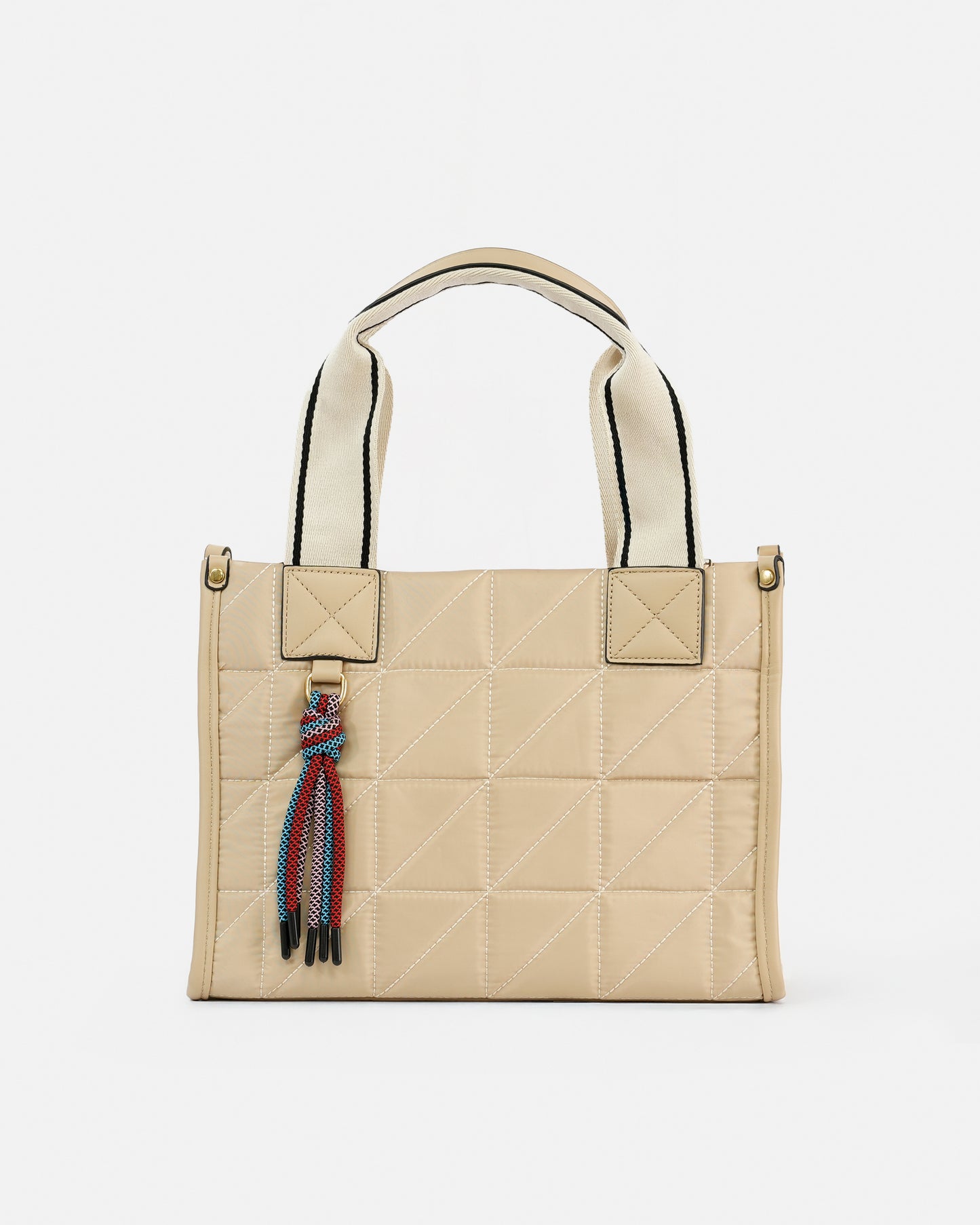 Bolso tote Nylon acolchado con doble asa y bandolera ajustable