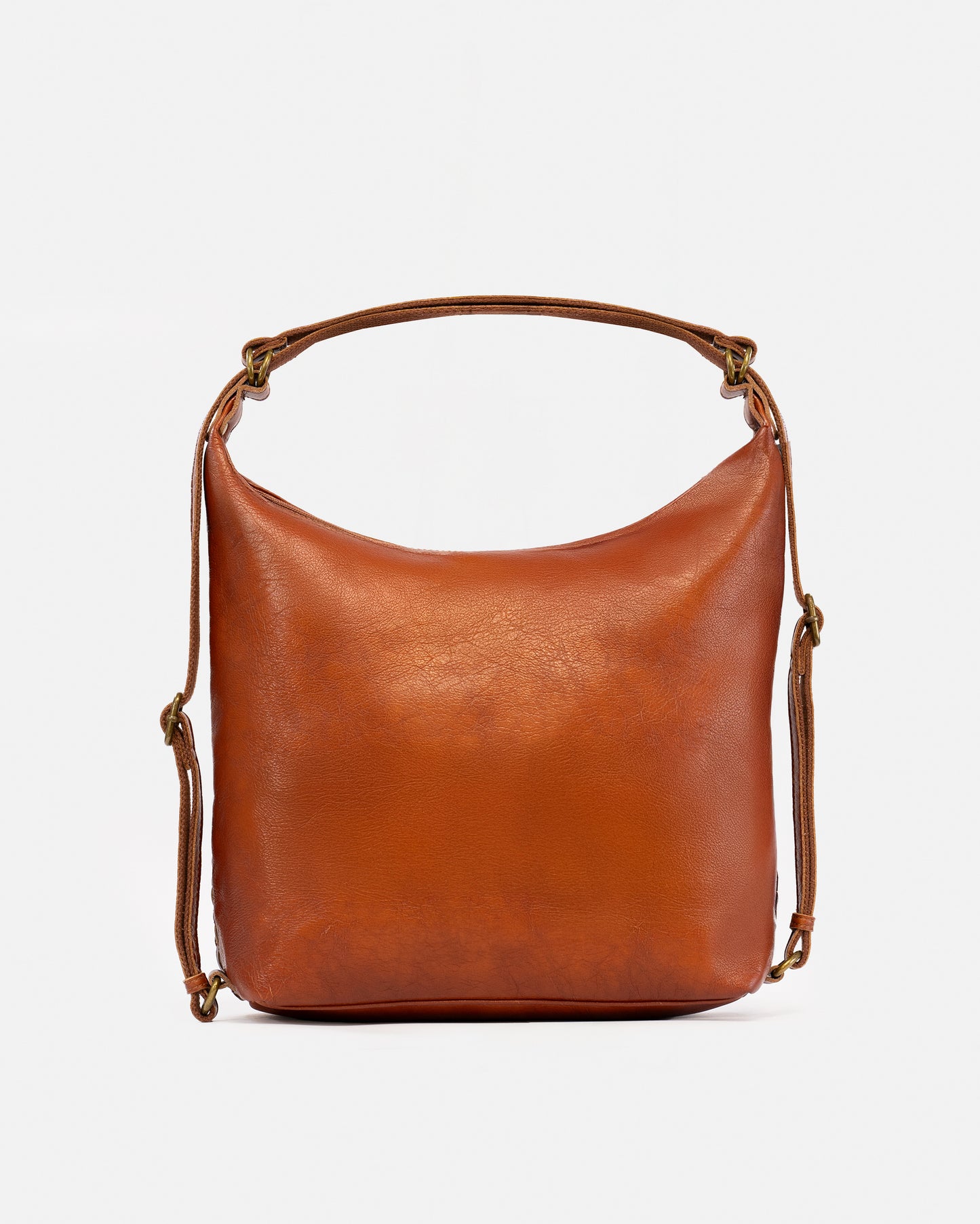 Women's Hobo Crossbody Bag in Faux Leather – Casual Style with Braided Details