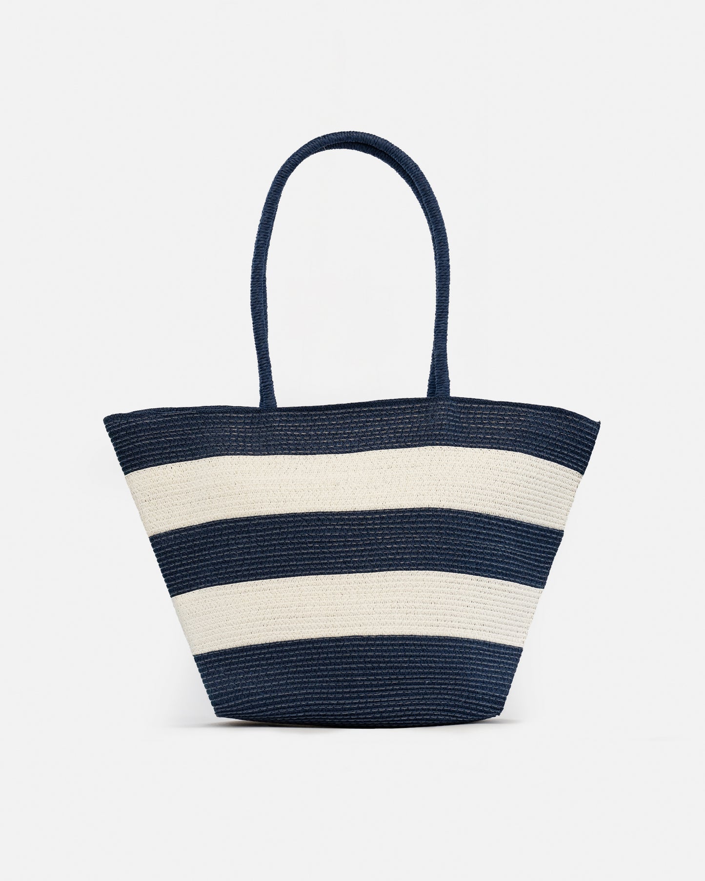 Bolso de hombro mediano efecto Rafia