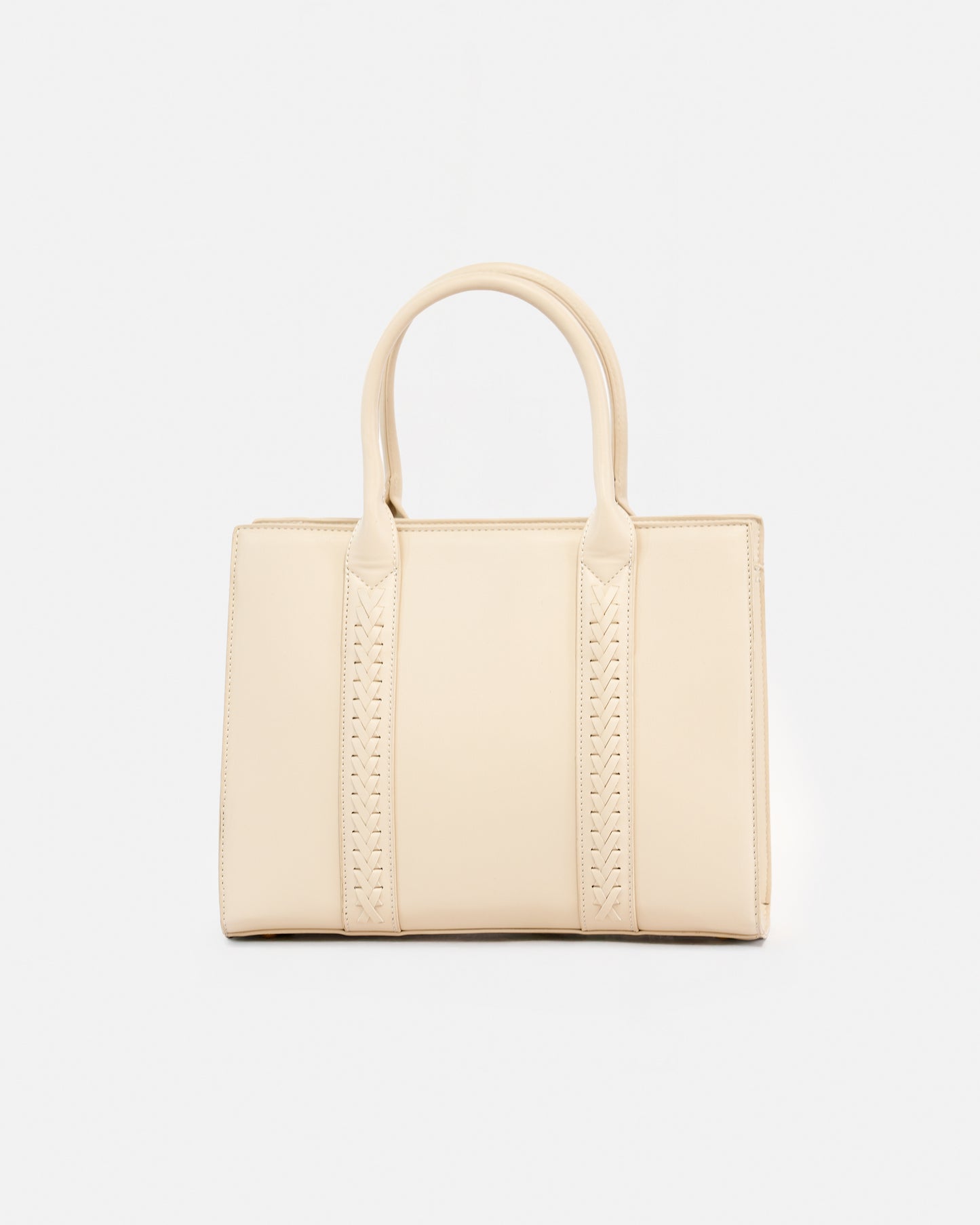 Bolso Shopper con Diseño Trenzado y Asa Larga extraible