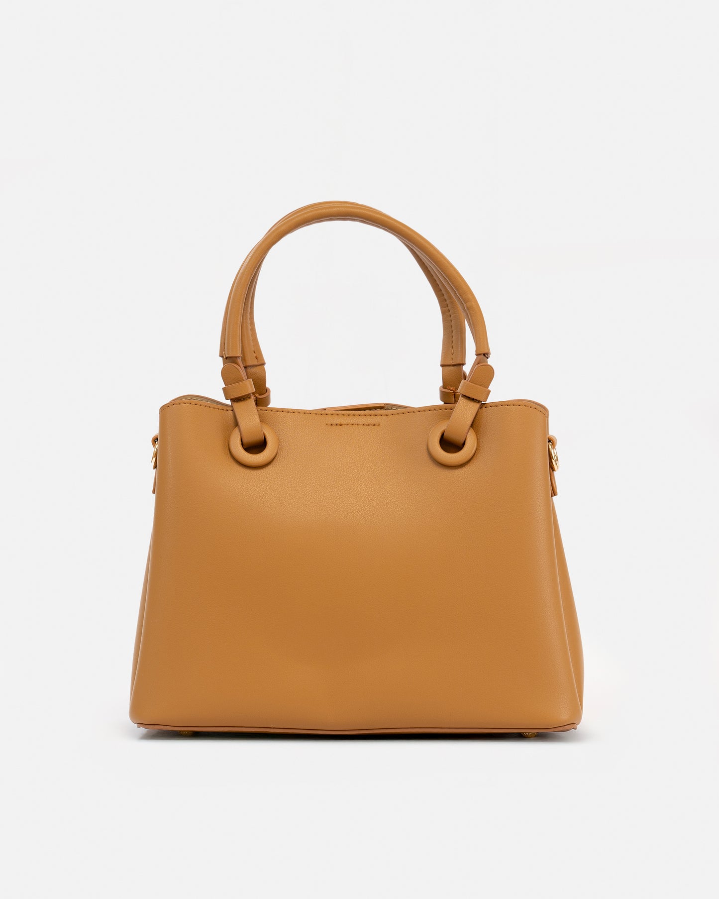 Elegant Handbag with Double Handles and Adjustable Shoulder Strap