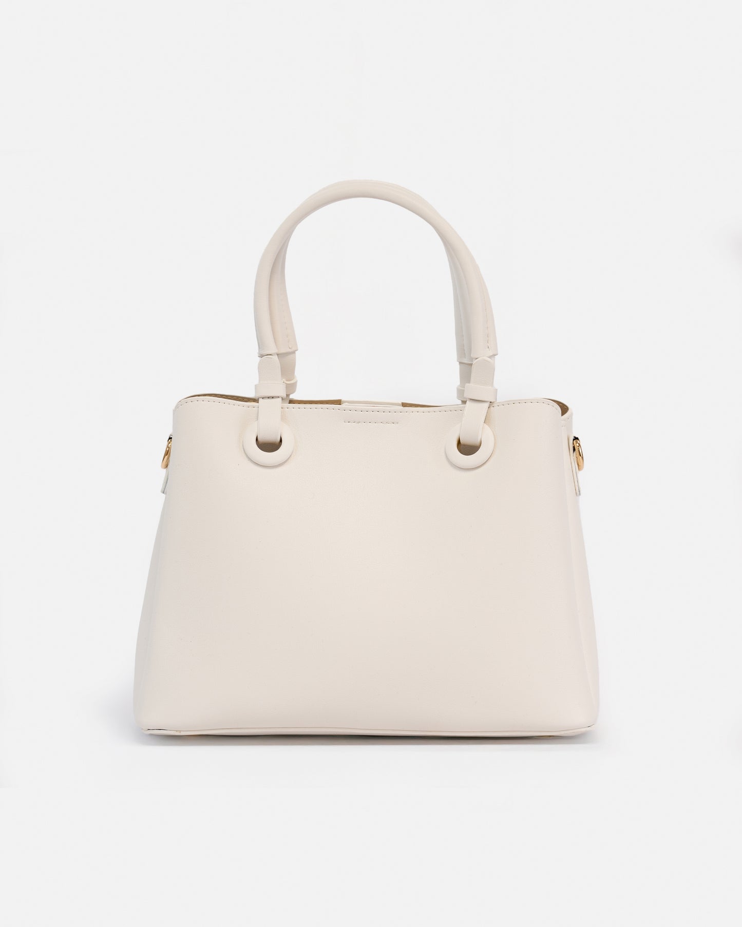 Elegant Handbag with Double Handles and Adjustable Shoulder Strap