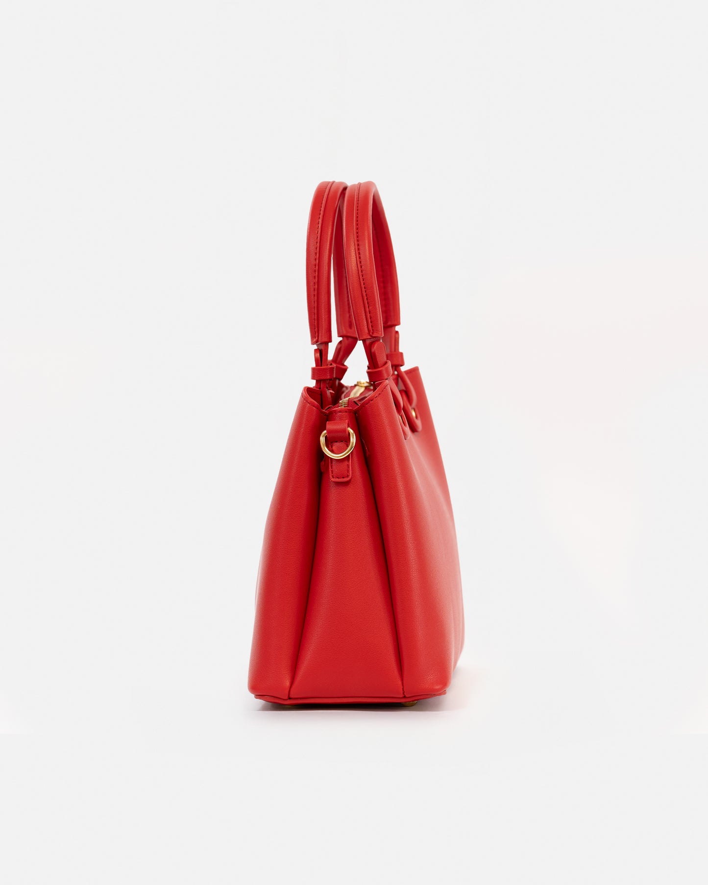 Elegant Handbag with Double Handles and Adjustable Shoulder Strap