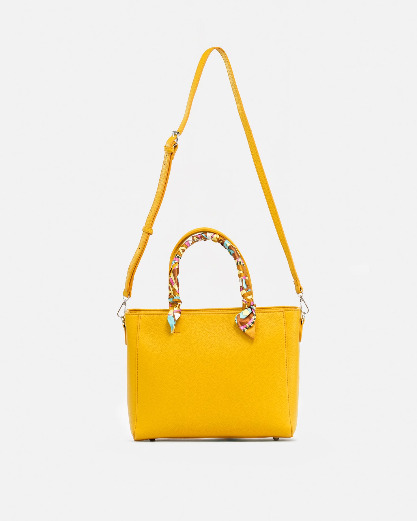 Bolso Tote de Mujer con Detalle de Pañuelo – Elegancia y Versatilidad