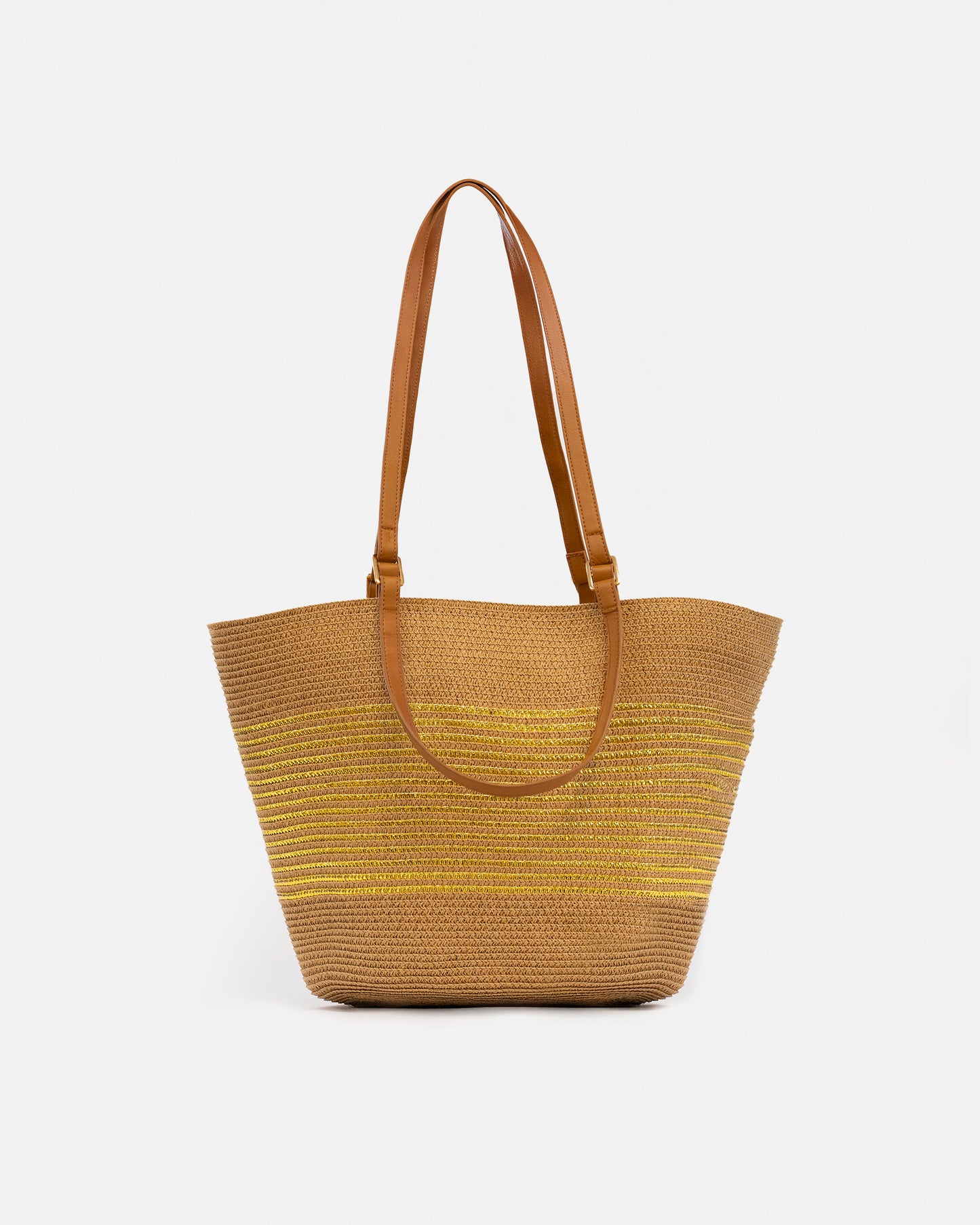 Natural Fiber Beach Tote Bag with Details – Summer Style