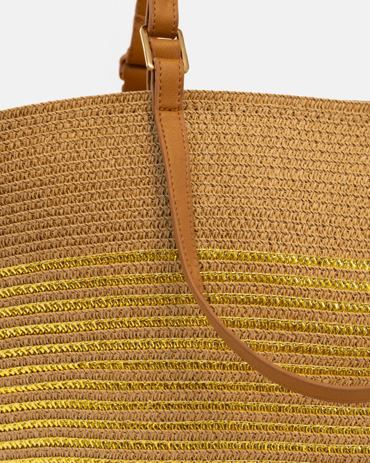 Bolso Capazo de Playa en Fibra Natural con Detalles – Estilo Verano