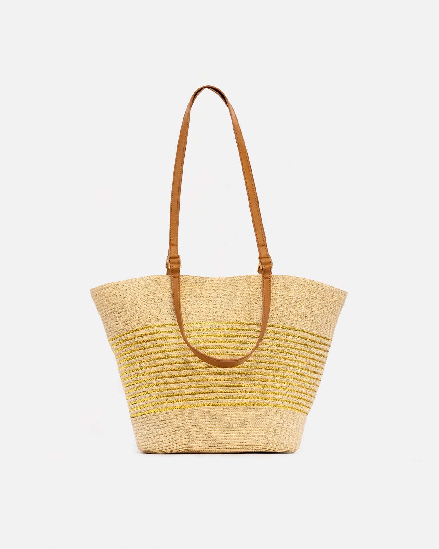 Natural Fiber Beach Tote Bag with Details – Summer Style