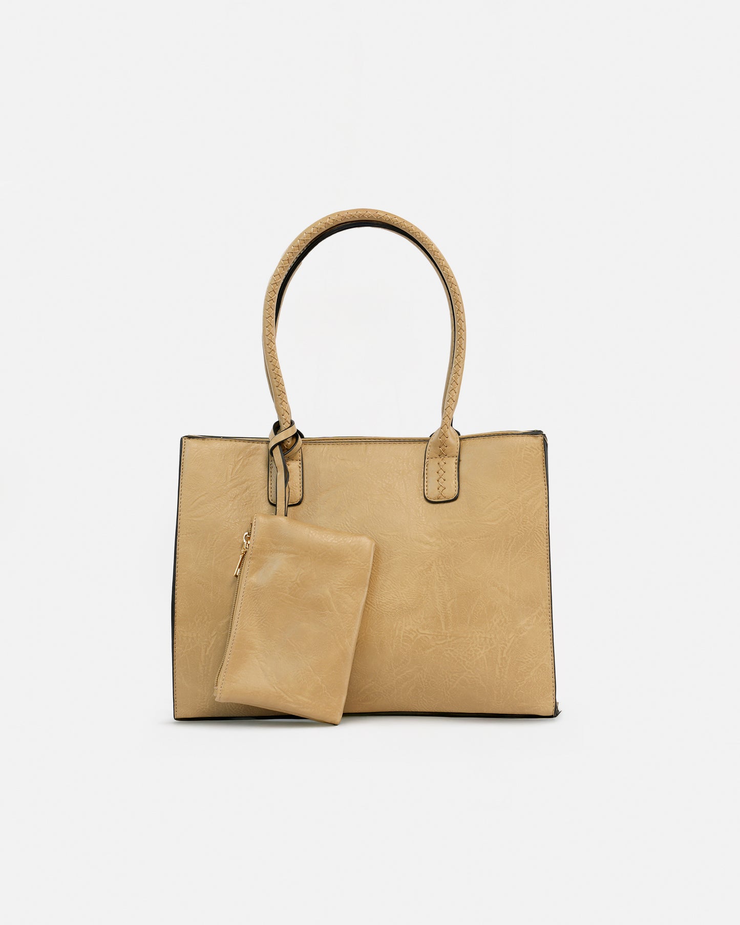 Set de Bolsos 3 en 1 con Diseño Trenzado y Bolsos Adicionales