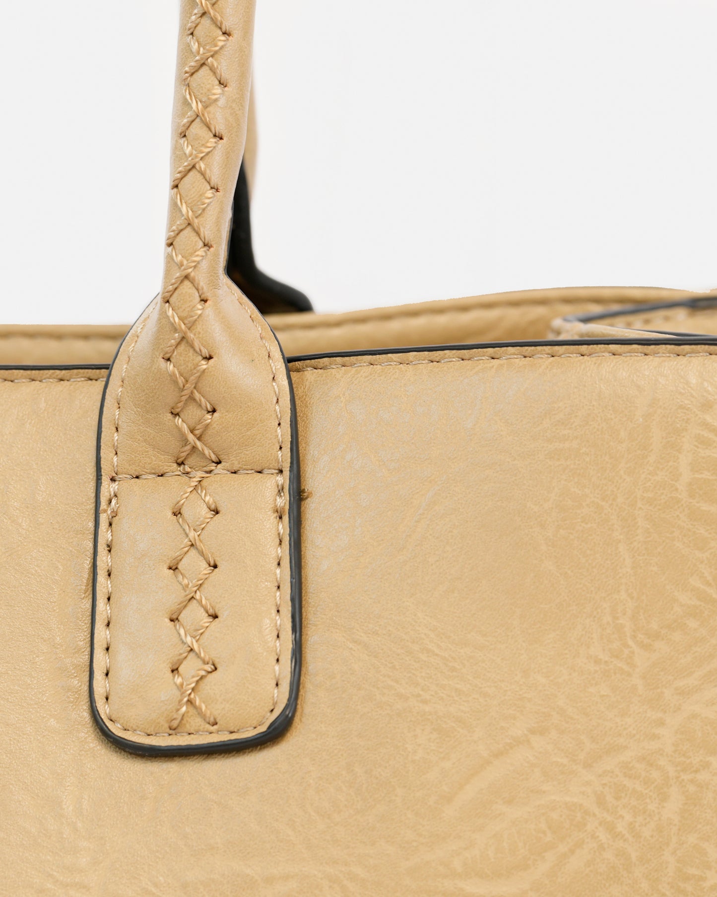Set de Bolsos 3 en 1 con Diseño Trenzado y Bolsos Adicionales