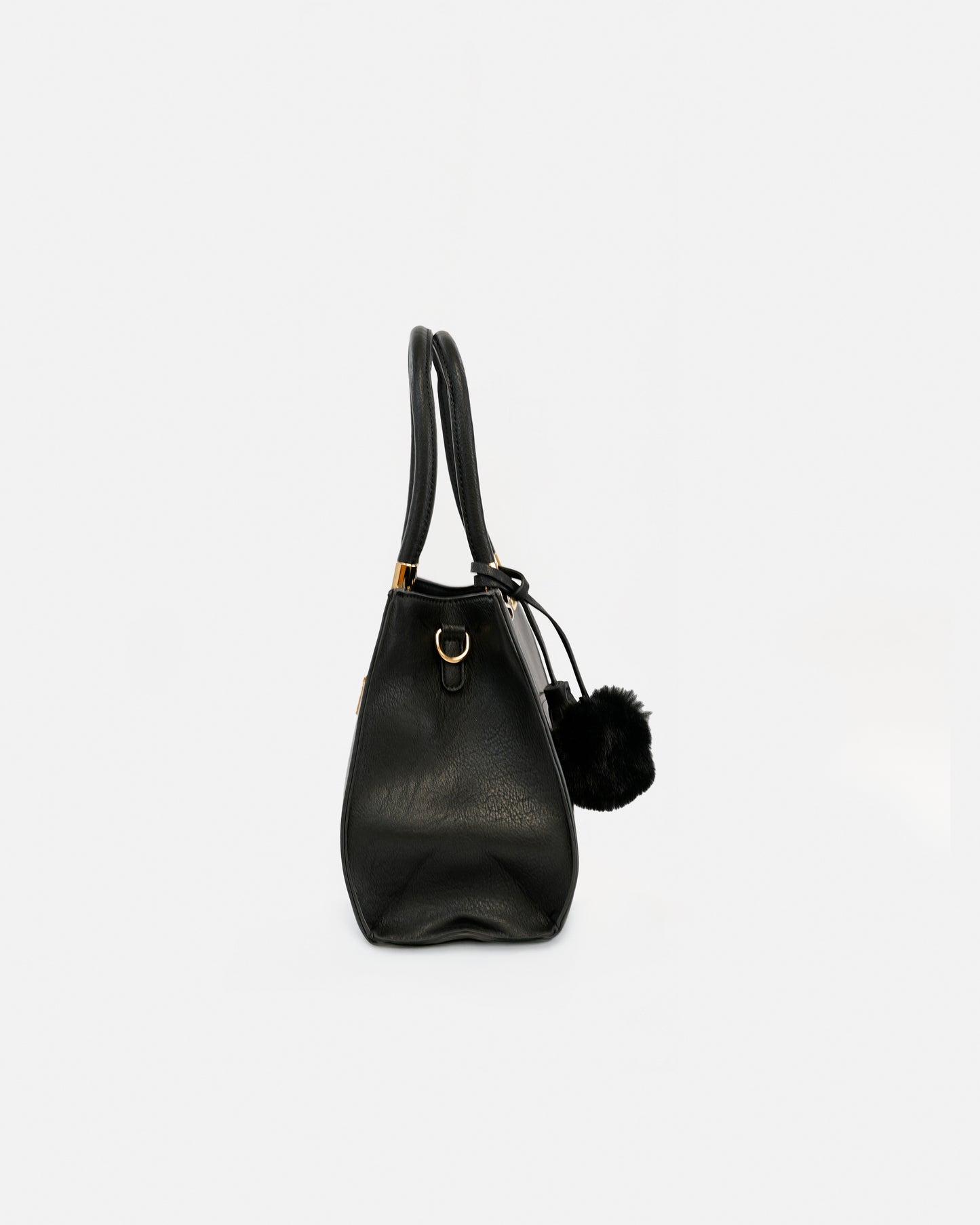 Bolso de Mano Elegante con Detalle de Borla y Pompon