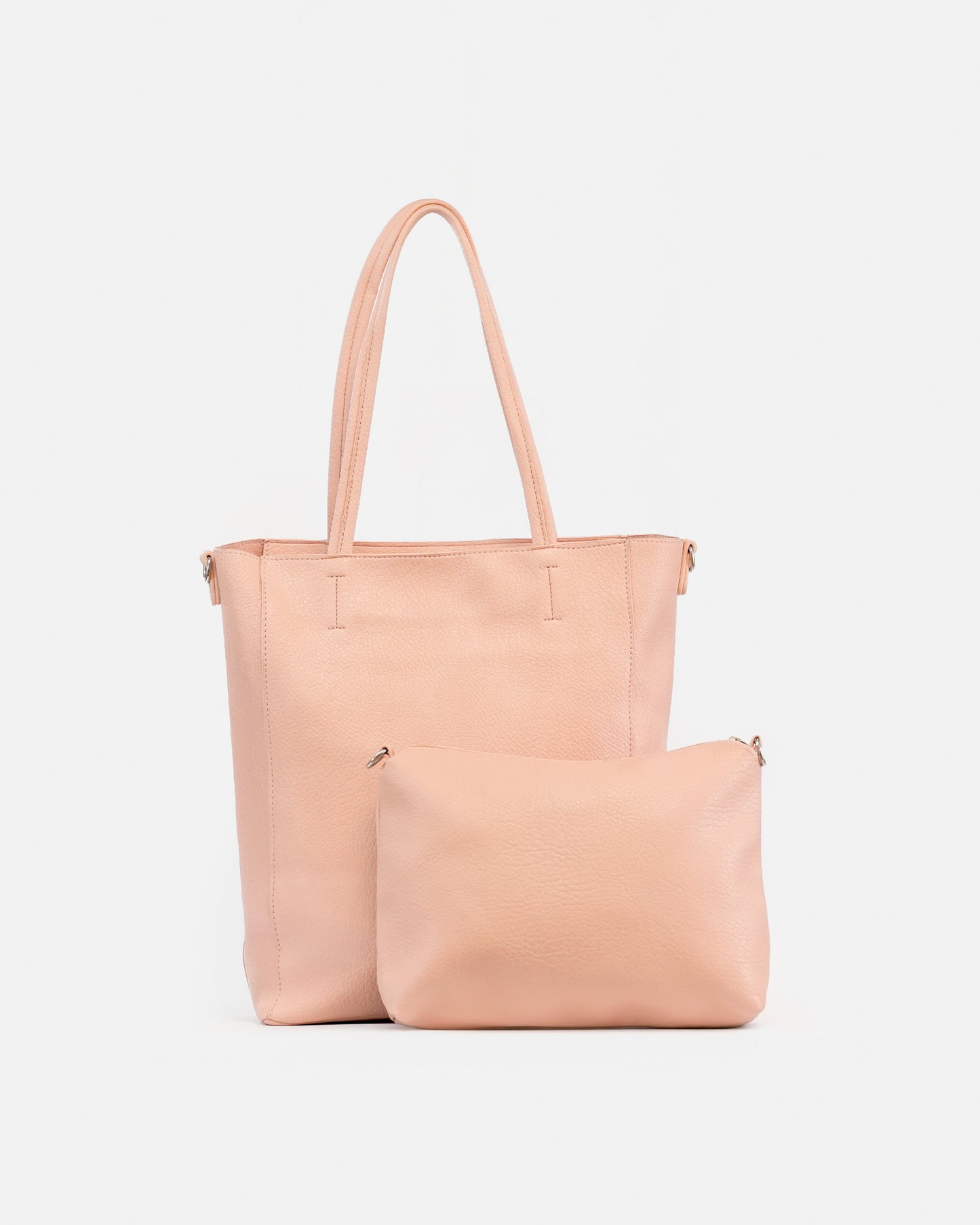 Shopper Bag with Included Toiletry Bag and Minimalist Design