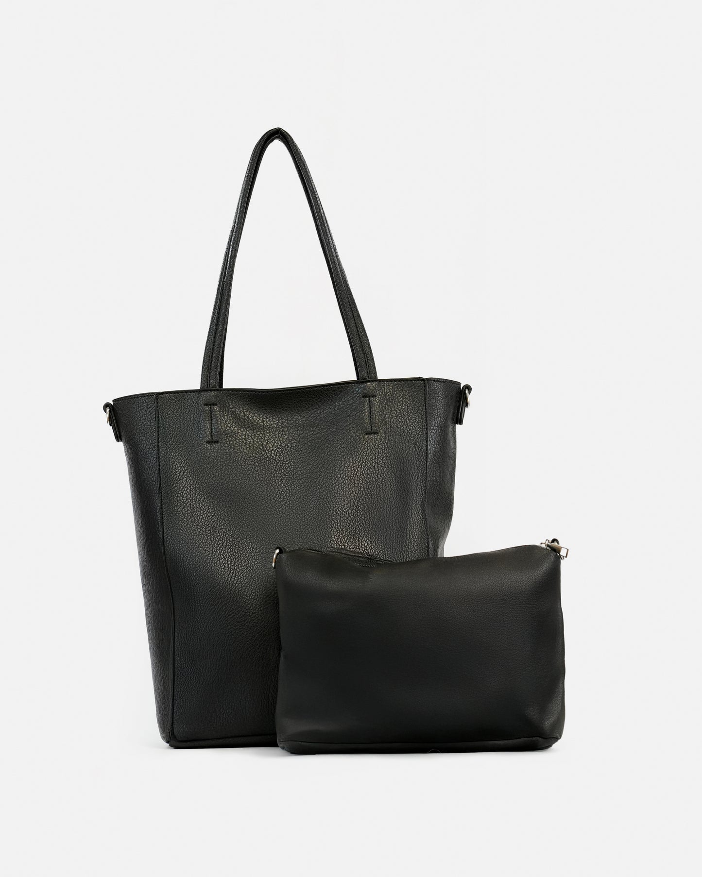 Shopper Bag with Included Toiletry Bag and Minimalist Design