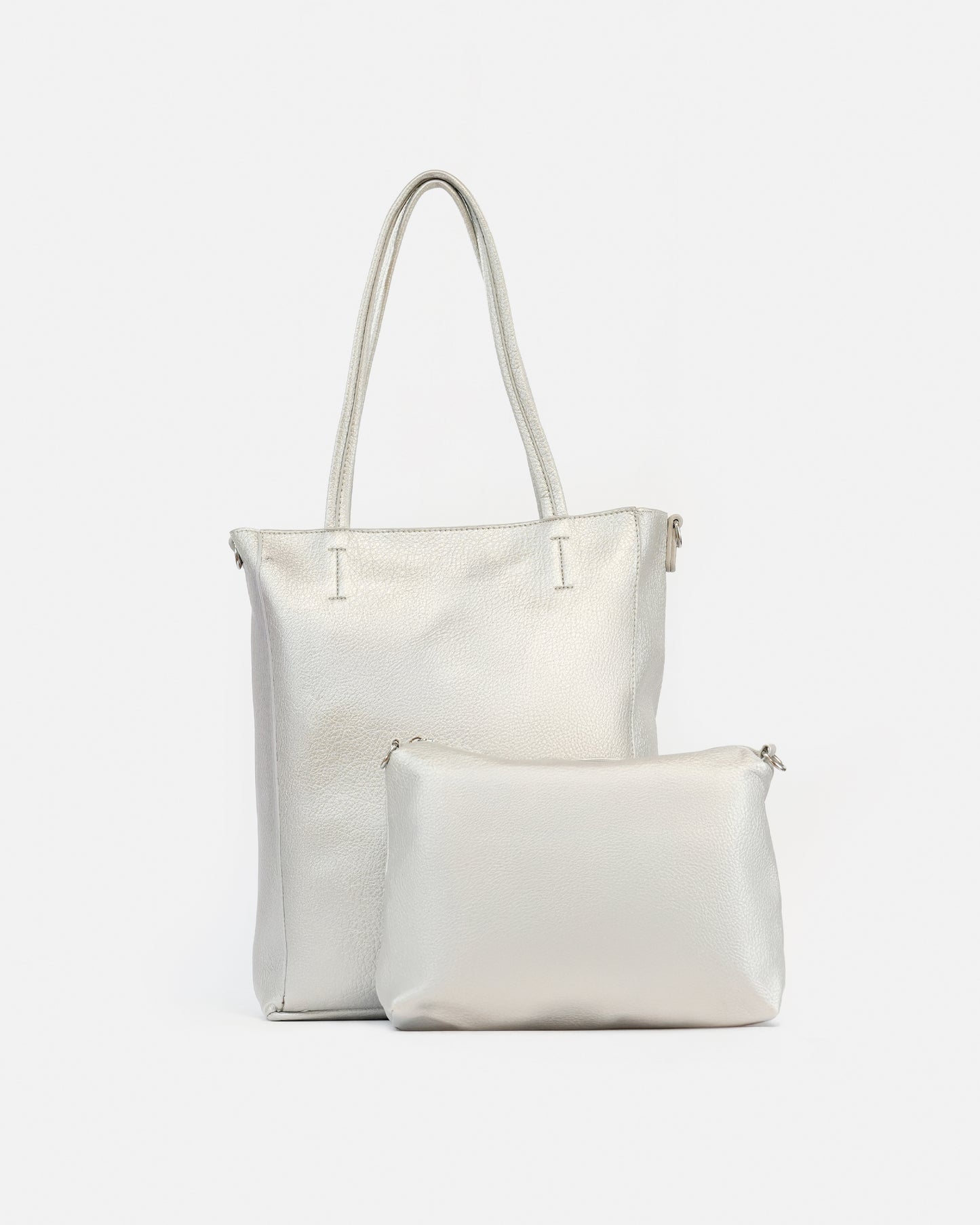 Shopper Bag with Included Toiletry Bag and Minimalist Design