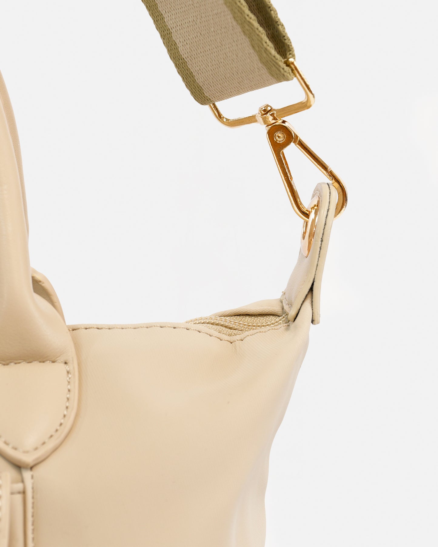 Bolso Tote Nylon con doble Asa fija y asa extraible