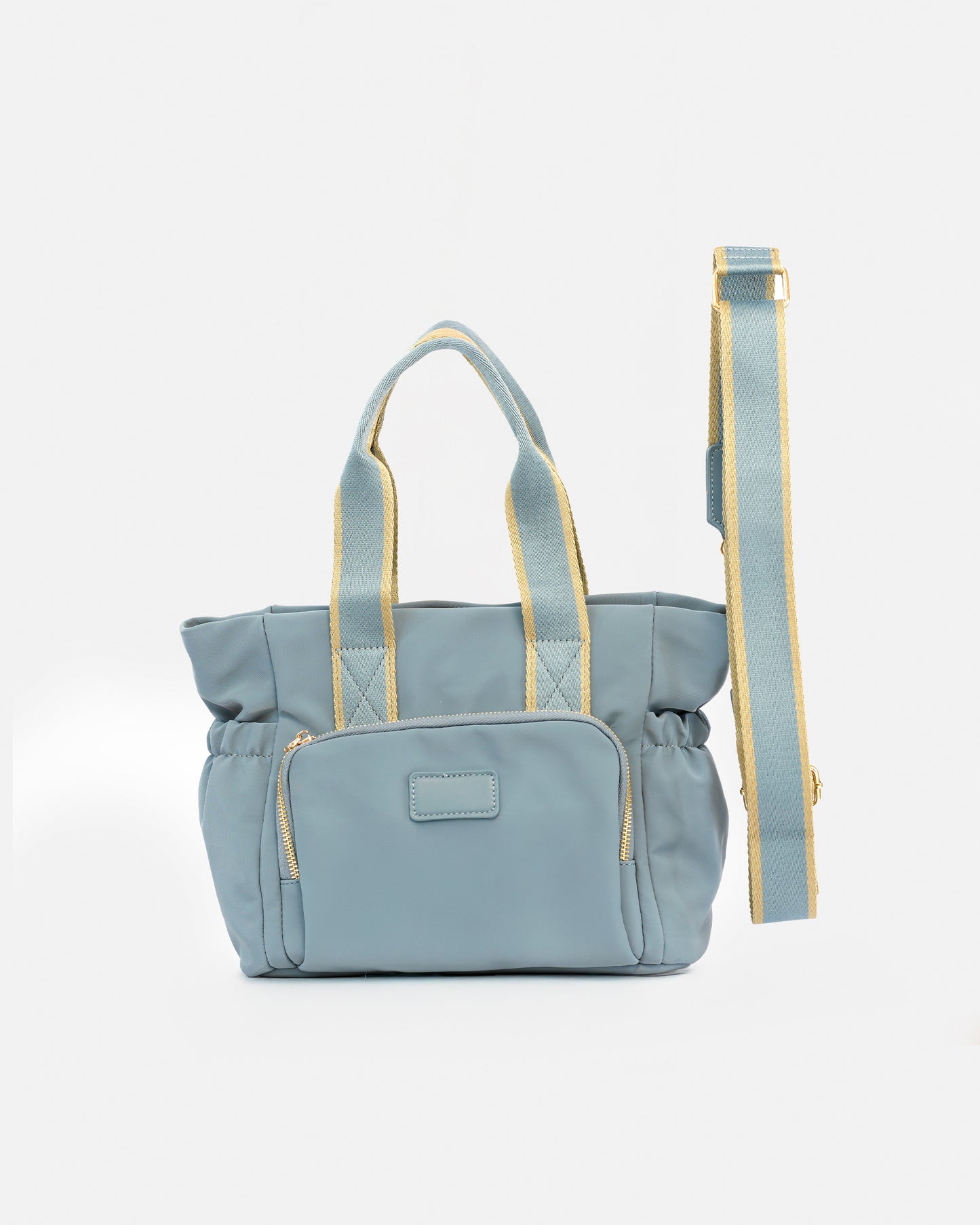Bolso Tote de Nylon Impermeable con Correa Extraíble