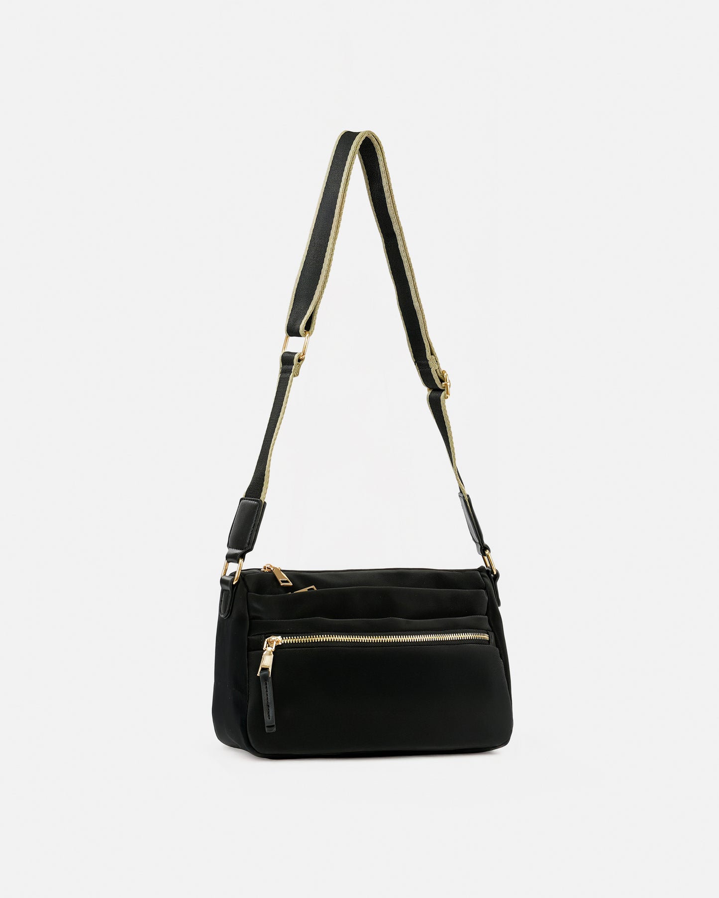 Nylon Sports Crossbody Bag with Adjustable Strap