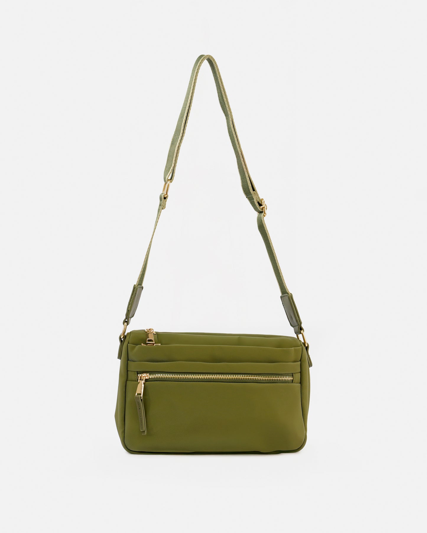 Nylon Sports Crossbody Bag with Adjustable Strap