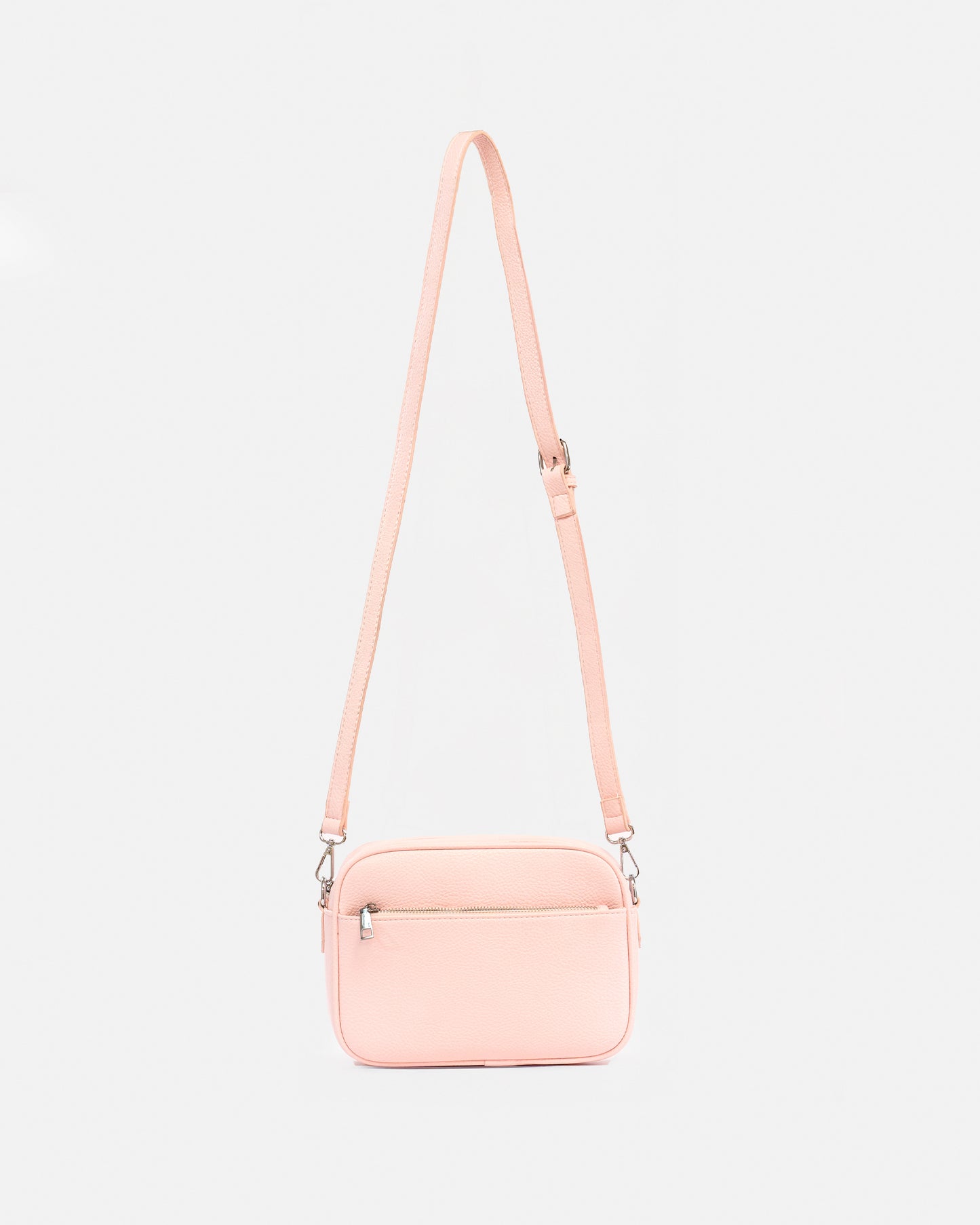 Women's Faux Leather Crossbody Bag – Compact and Modern Design