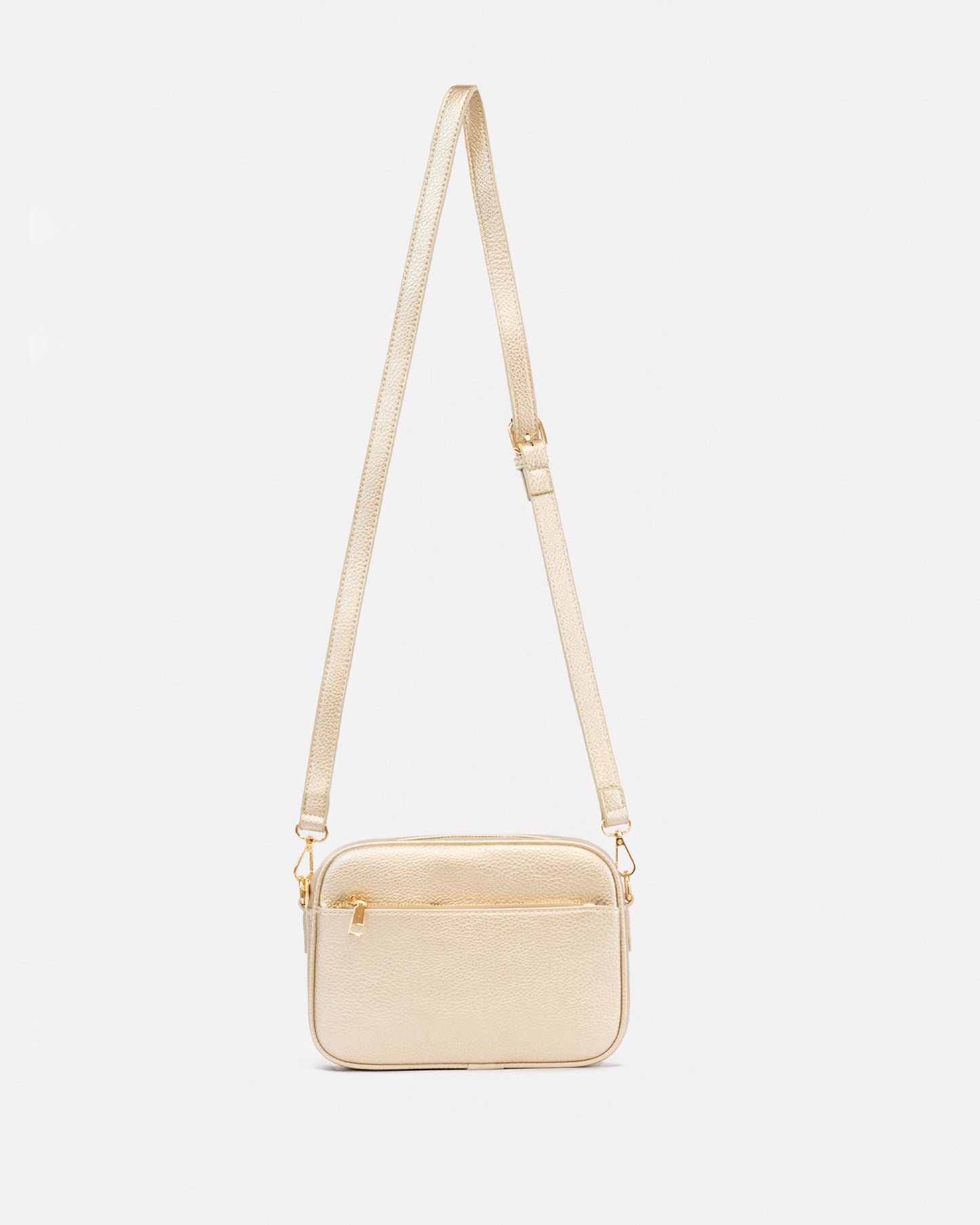 Women's Faux Leather Crossbody Bag – Compact and Modern Design