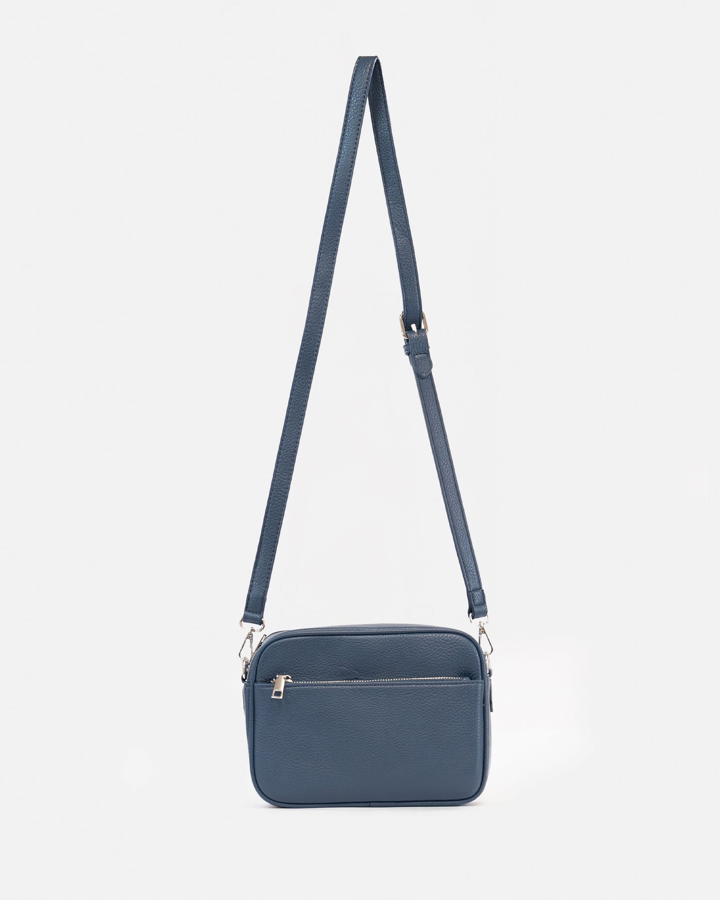 Women's Faux Leather Crossbody Bag – Compact and Modern Design