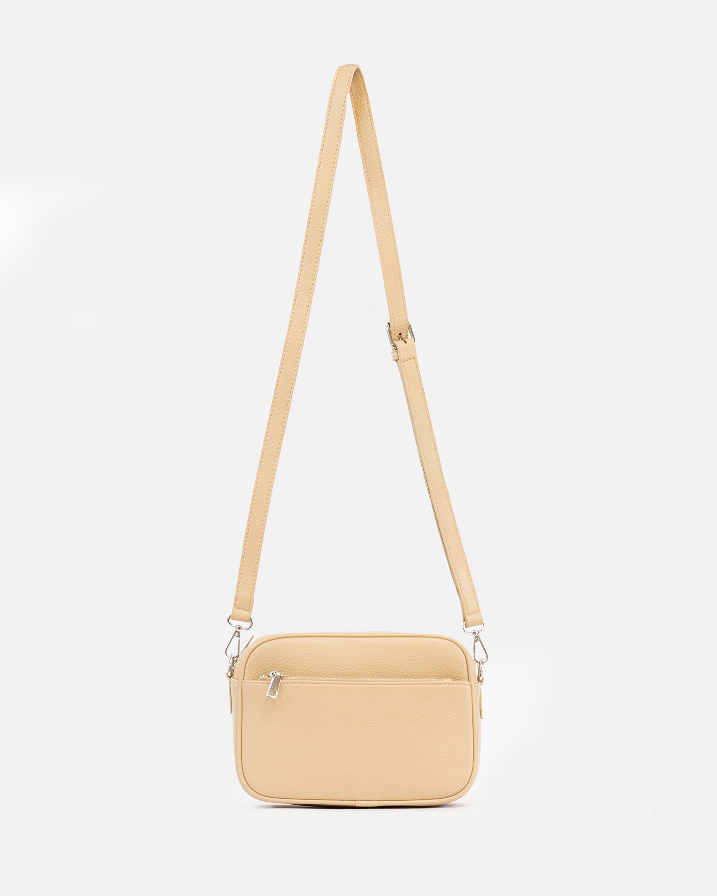Women's Faux Leather Crossbody Bag – Compact and Modern Design