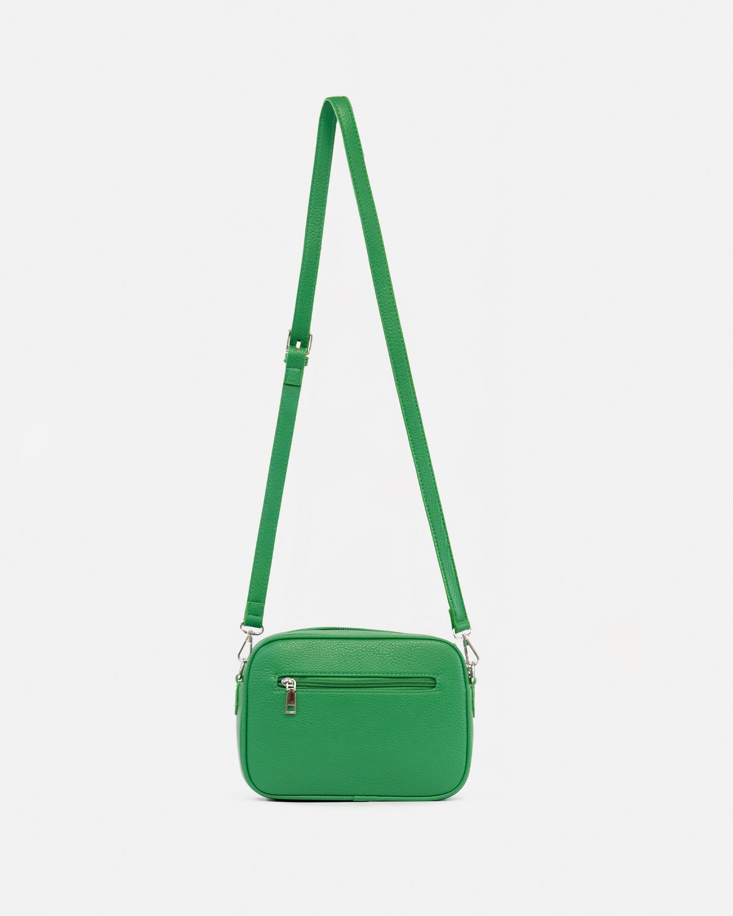 Women's Faux Leather Crossbody Bag – Compact and Modern Design