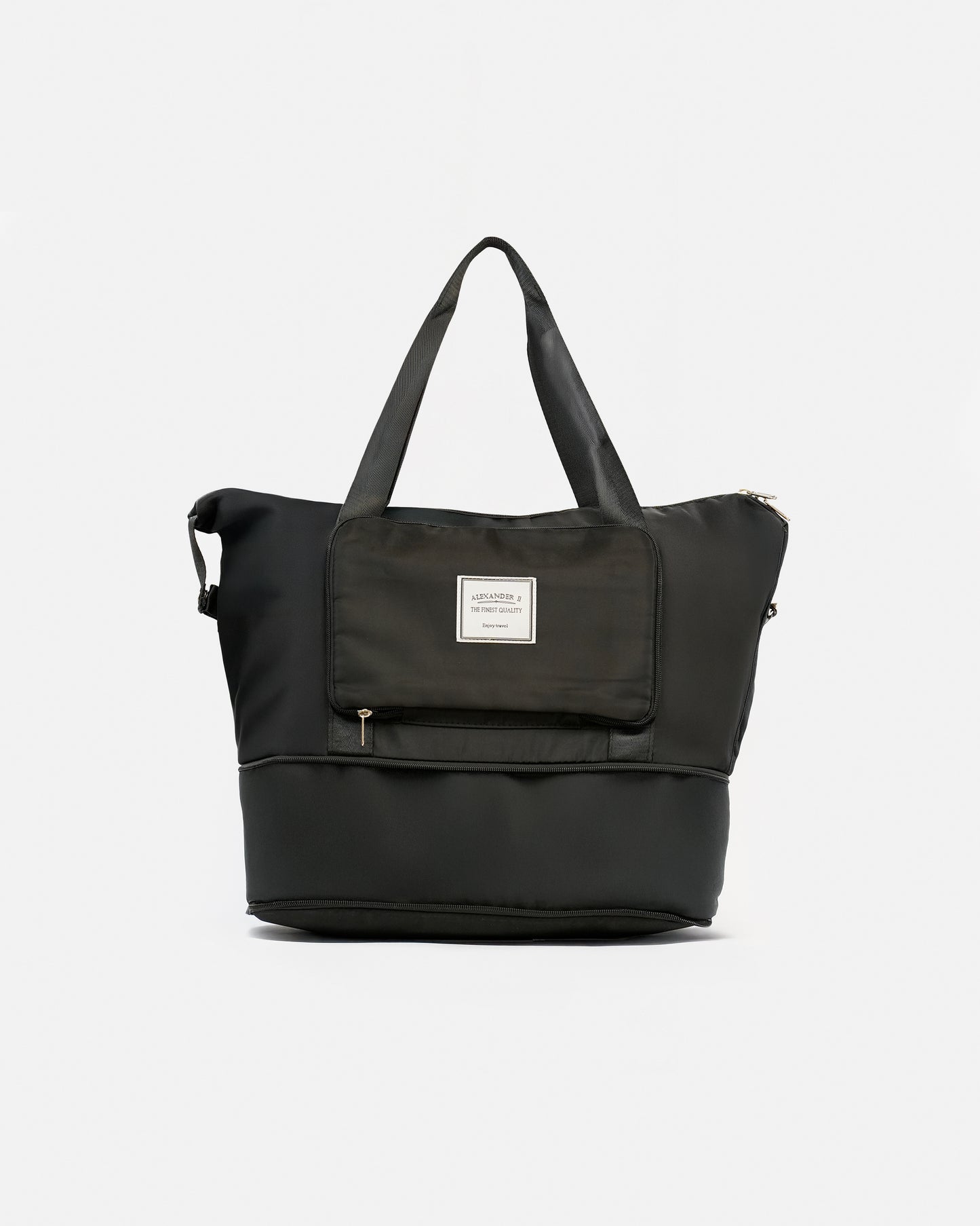 Bolso de Viaje Extensible en Material Impermeable con Compartimento Inferior