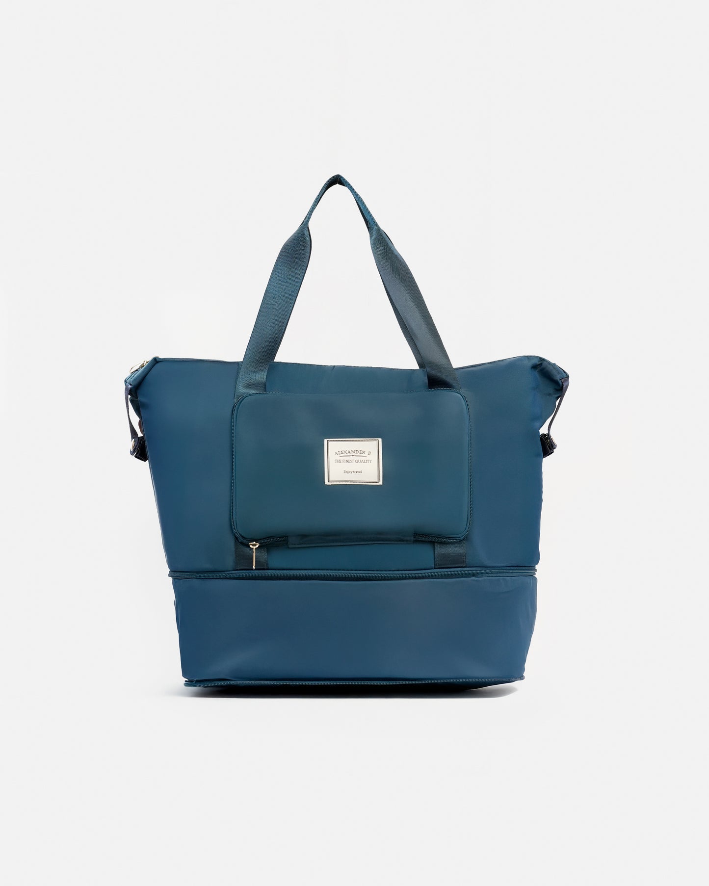 Bolso de Viaje Extensible en Material Impermeable con Compartimento Inferior