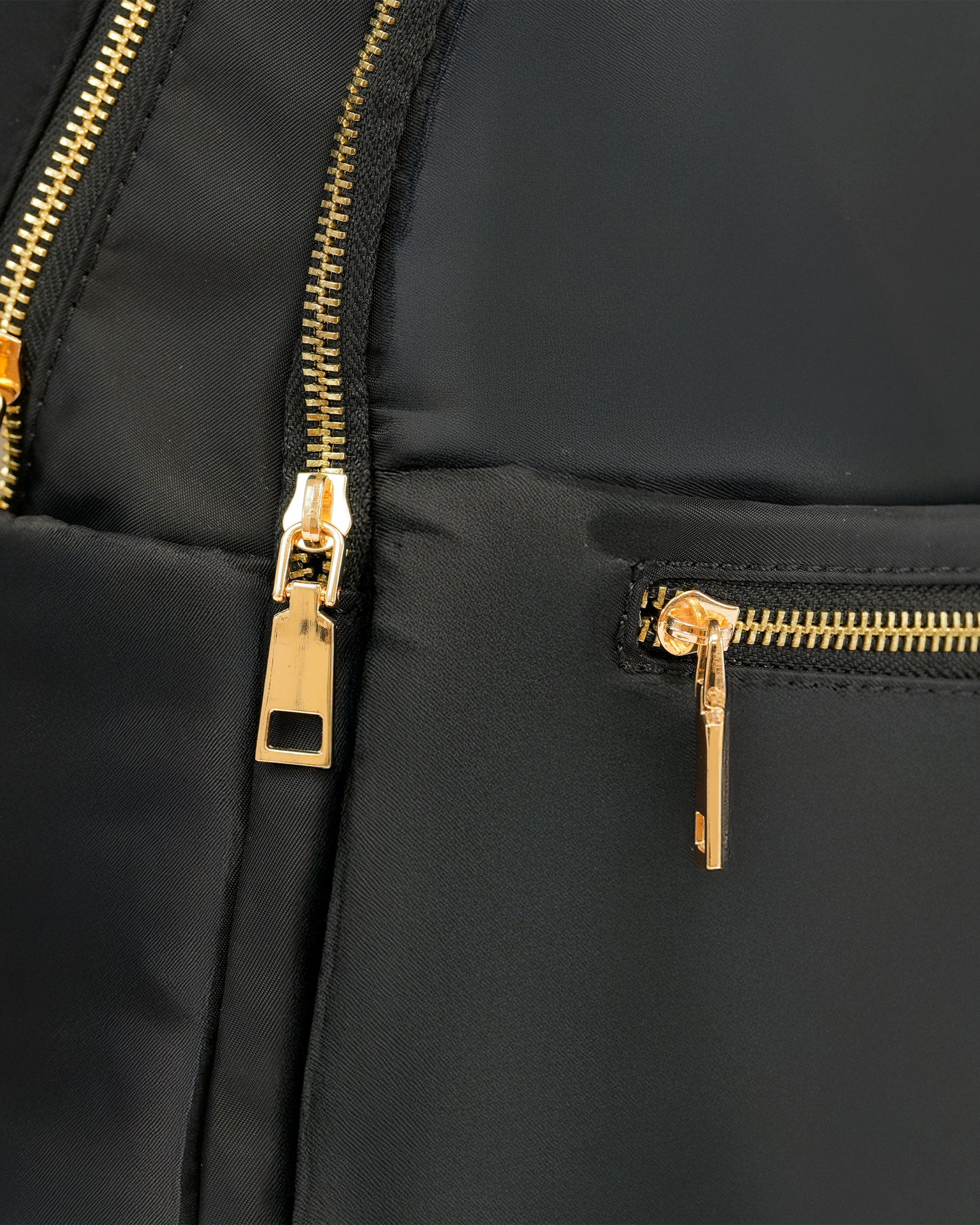 Mochila Nylon Negra Casual