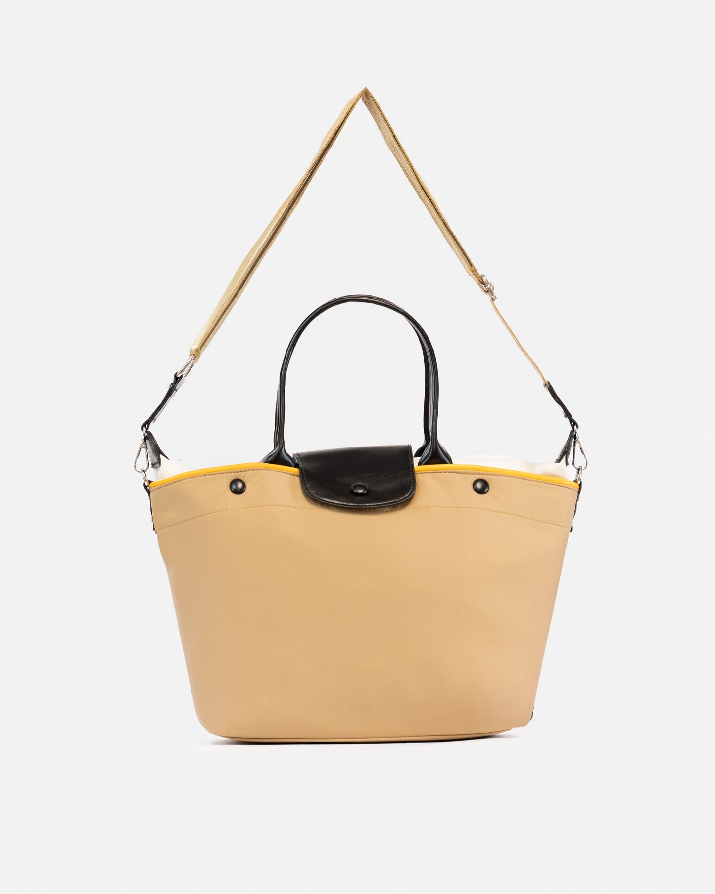 Ladies' Tote bag with nylon flap in different colors