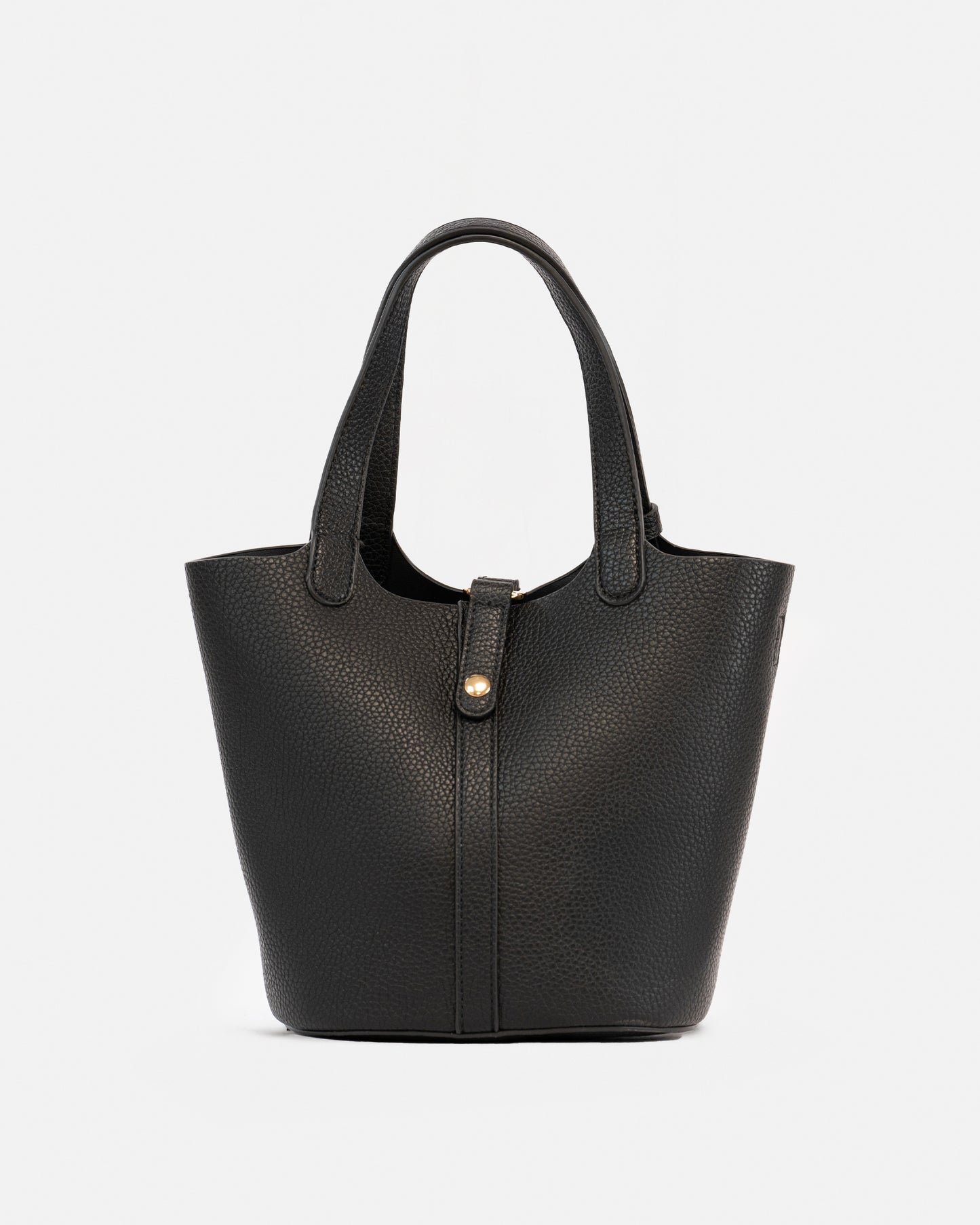 Handbag/Shoulder Bag with Interior Toiletry Bag and Decorative Keyring – Modern and Functional Style