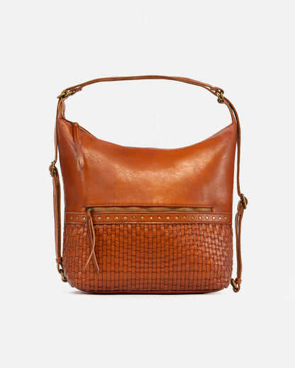 Women's Hobo Crossbody Bag in Faux Leather – Casual Style with Braided Details