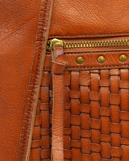 Women's Faux Leather Hobo Bag – Vintage Style with Braided Details