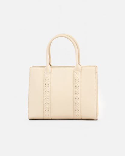 Bolso Shopper con Diseño Trenzado y Asa Larga extraible