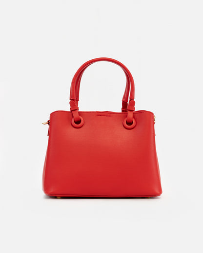 Elegant Handbag with Double Handles and Adjustable Shoulder Strap