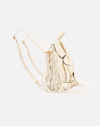 Mochila de Mujer con Estilo Motero y Flecos – Diseño Único y Atemporal