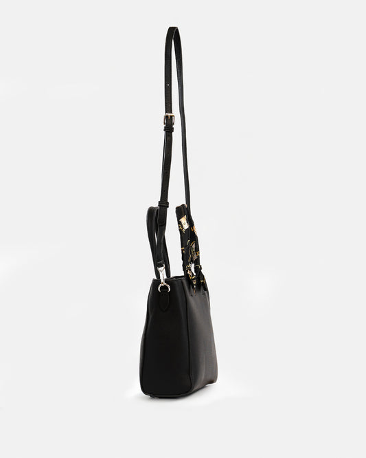 Bolso Tote de Mujer con Detalle de Pañuelo – Elegancia y Versatilidad