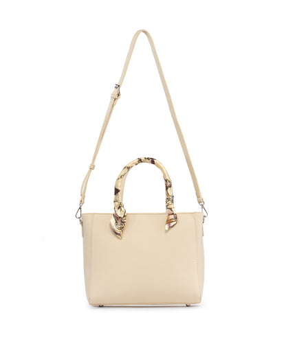 Women's Tote Bag with Scarf Detail – Elegance and Versatility