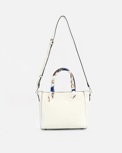 Women's Tote Bag with Scarf Detail – Elegance and Versatility